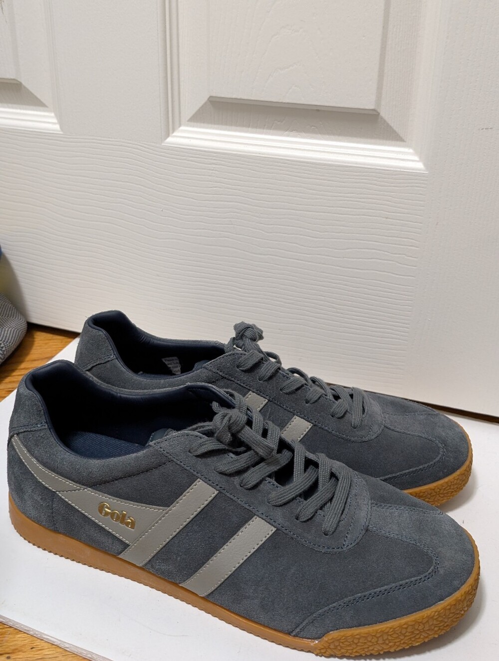 NEW Gola Harrier Suede‎ Dark Grey Size 13 Men NWOB